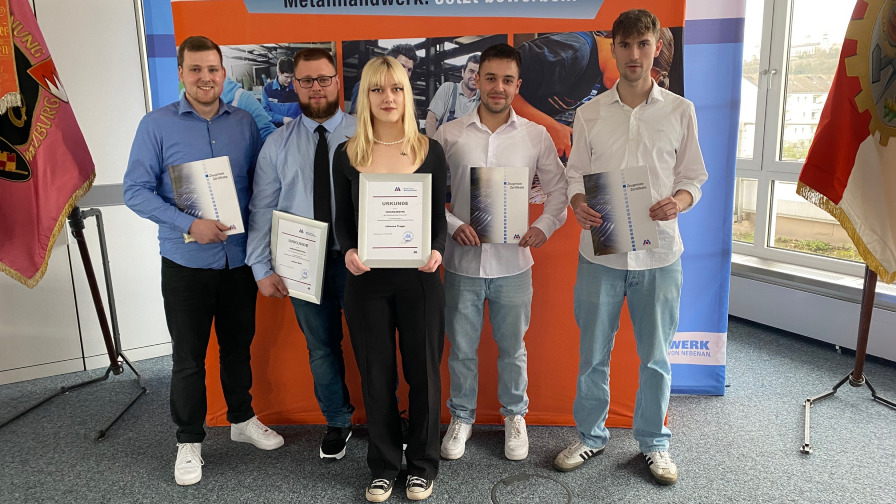 Freisprechungsfeier bei der Metall-Innung Mainfranken-Mitte