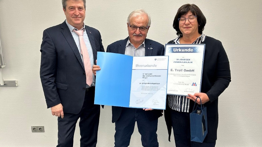 30jähriges Betriebsjubiläum E. Troll GmbH