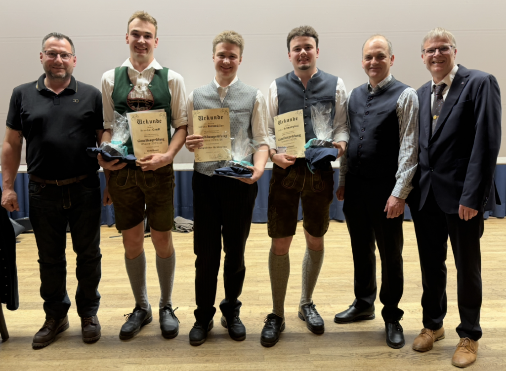 Zukunft voller Möglichkeiten wartet 22 junge Gesellen verstärken das heimische Metall-Handwerk